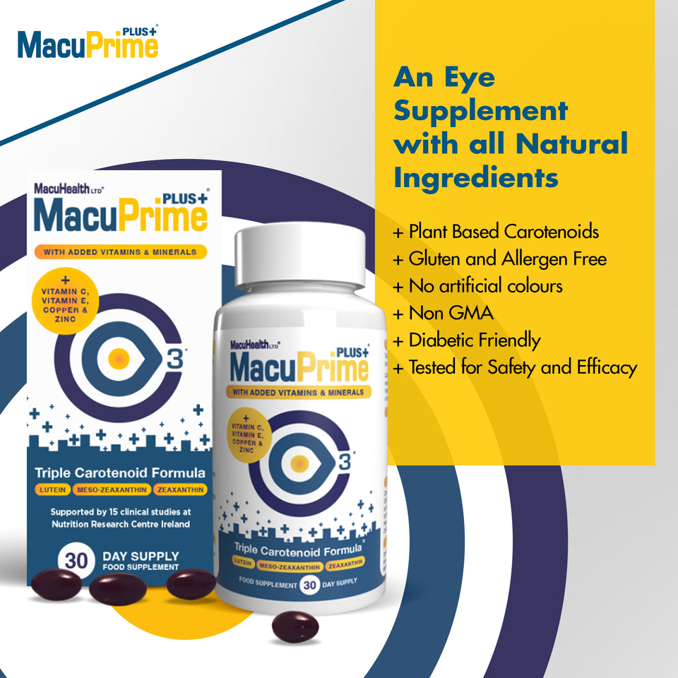 MacuPrime PLUS+® Eye Health Supplements