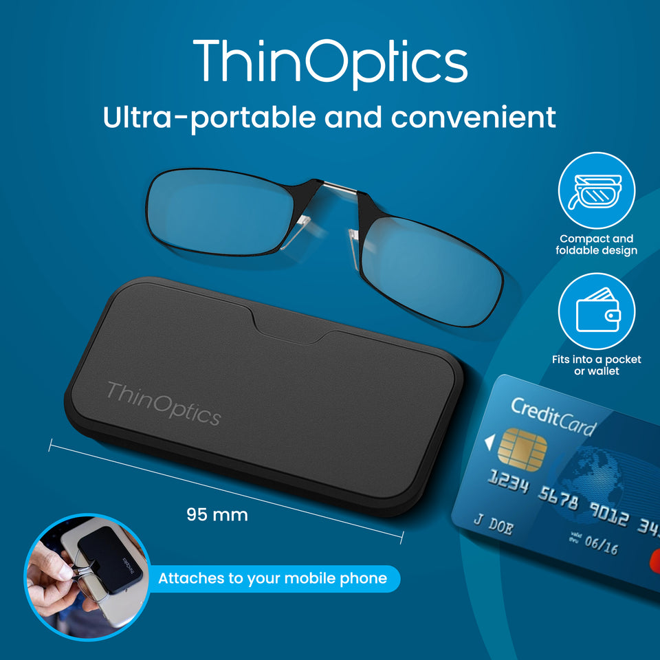 ThinOptics Reading Glasses & Pod Case