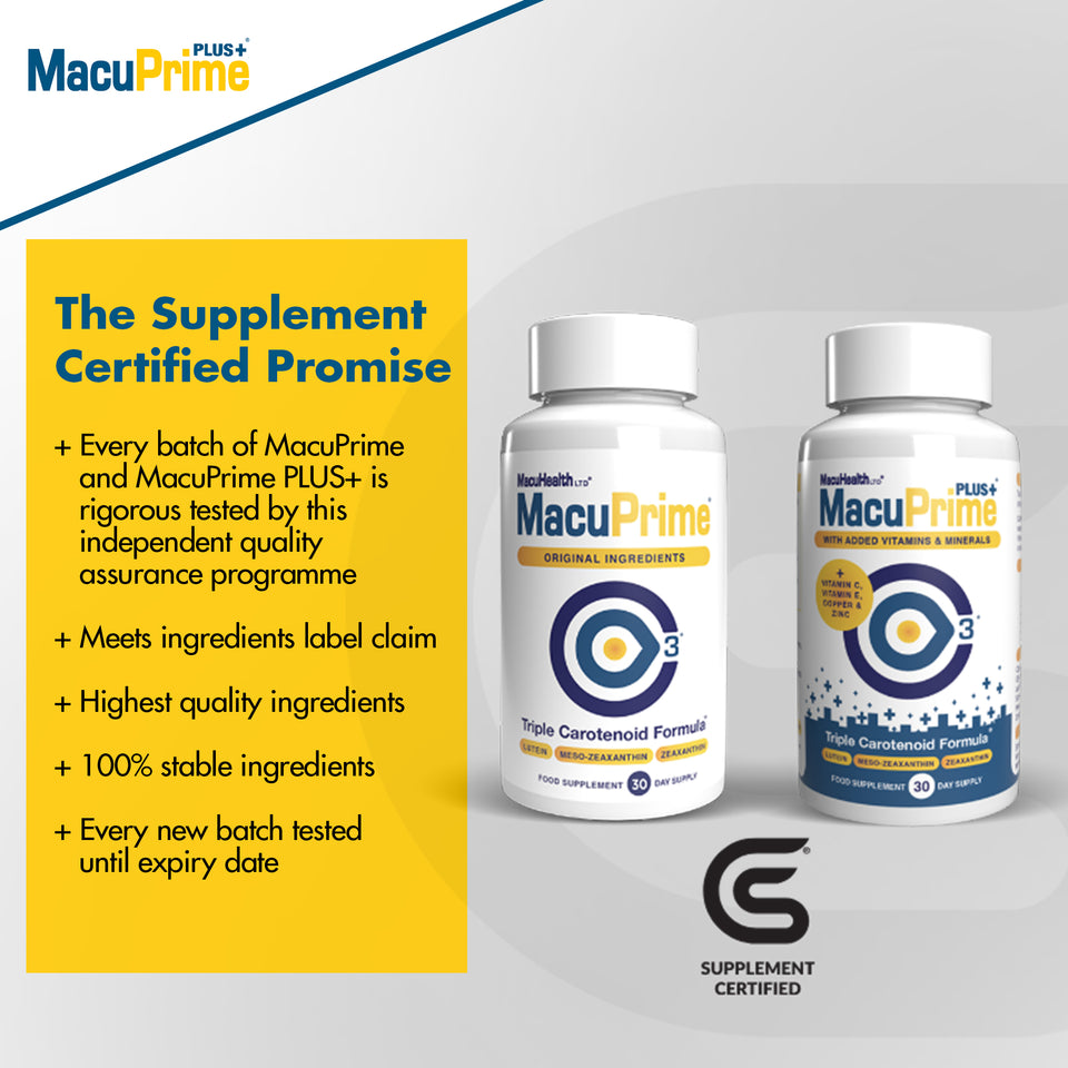 MacuPrime PLUS+® Eye Health Supplements