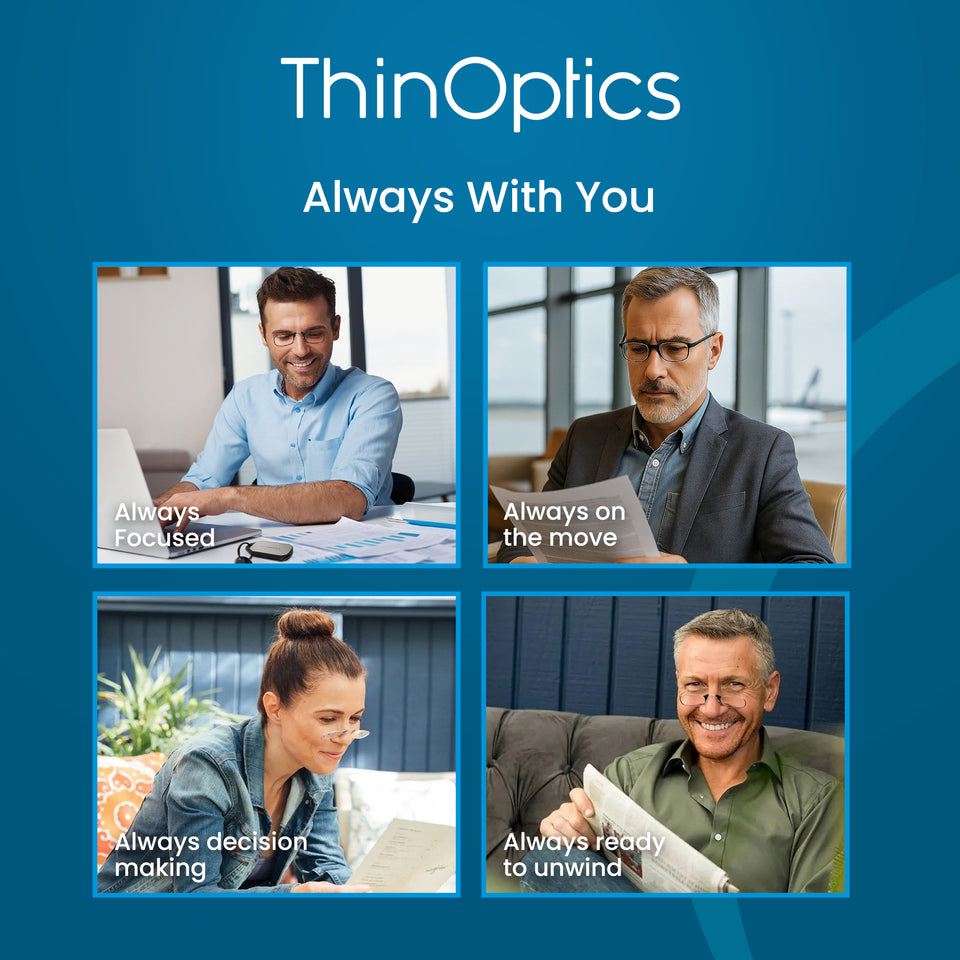 ThinOptics Reading Glasses & Pod Case