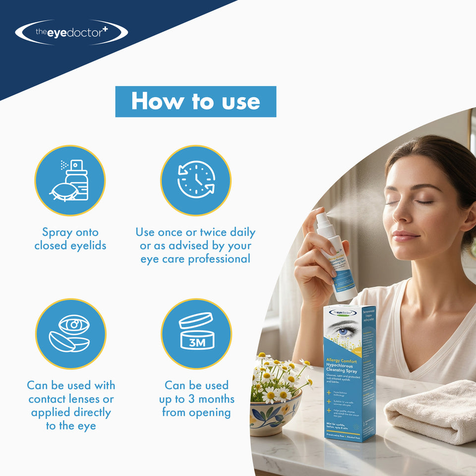 The Eye Doctor Allergy Comfort Hypochlorous Cleansing Spray