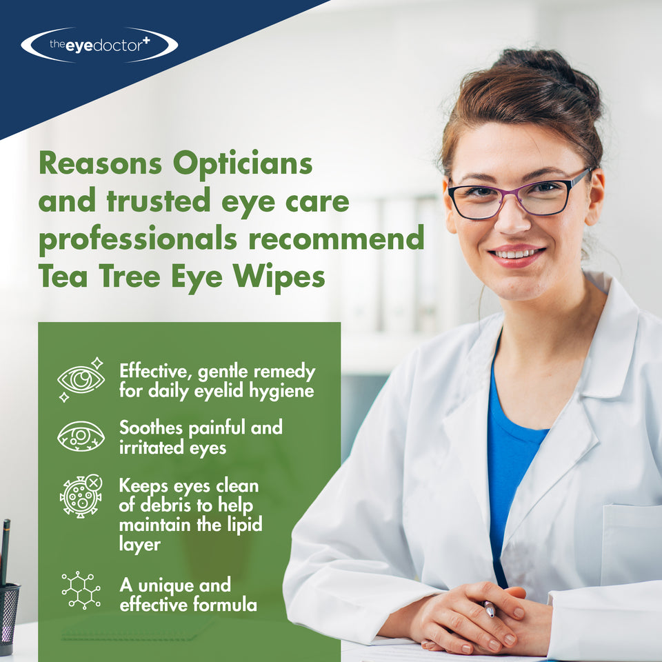 The Eye Doctor Tea Tree Oil Eyelid Wipes