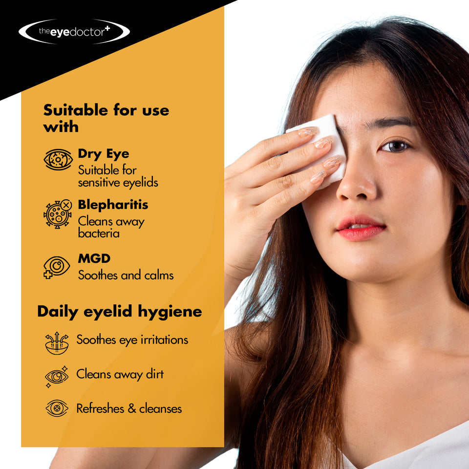 The Eye Doctor Biodegradable Eyelid Wipes