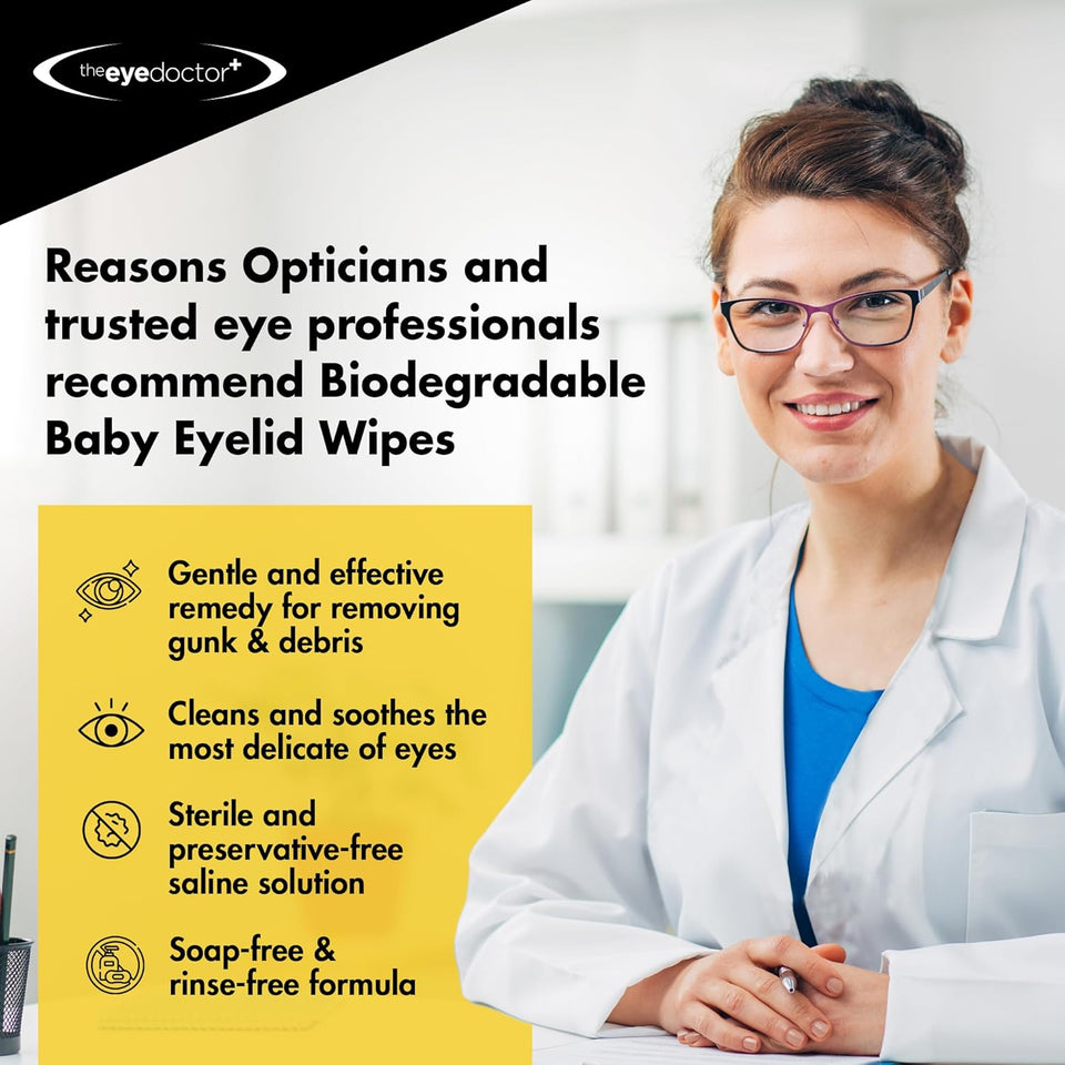 The Eye Doctor Eyelid Wipes For Babies