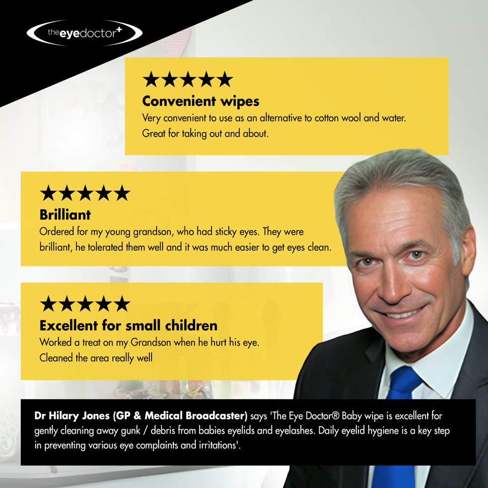 The Eye Doctor Eyelid Wipes For Babies