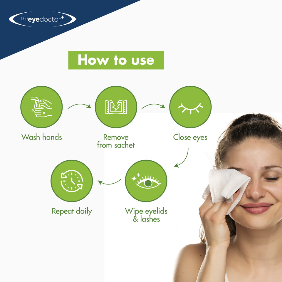 The Eye Doctor Tea Tree Oil Eyelid Wipes