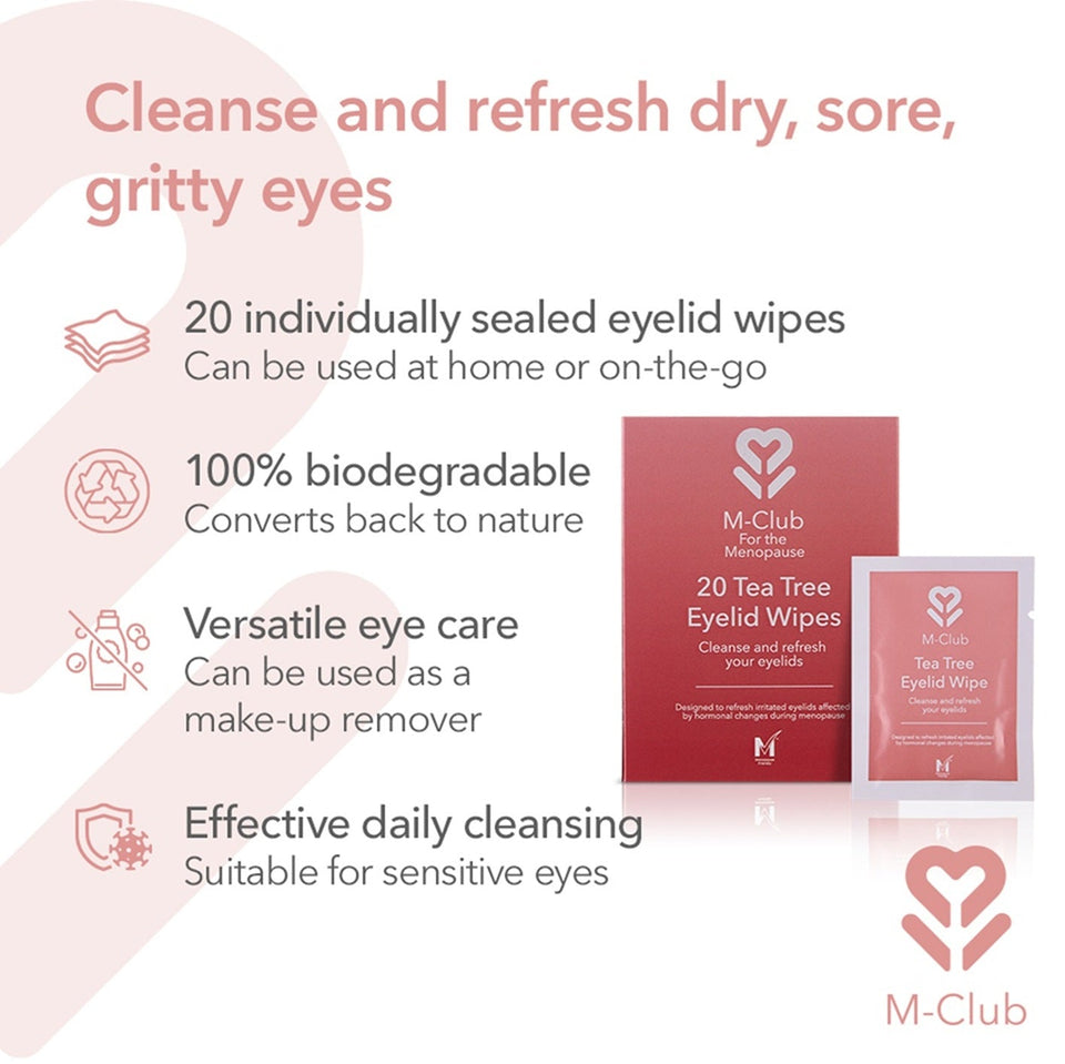 20 Tea Tree Eyelid Wipes