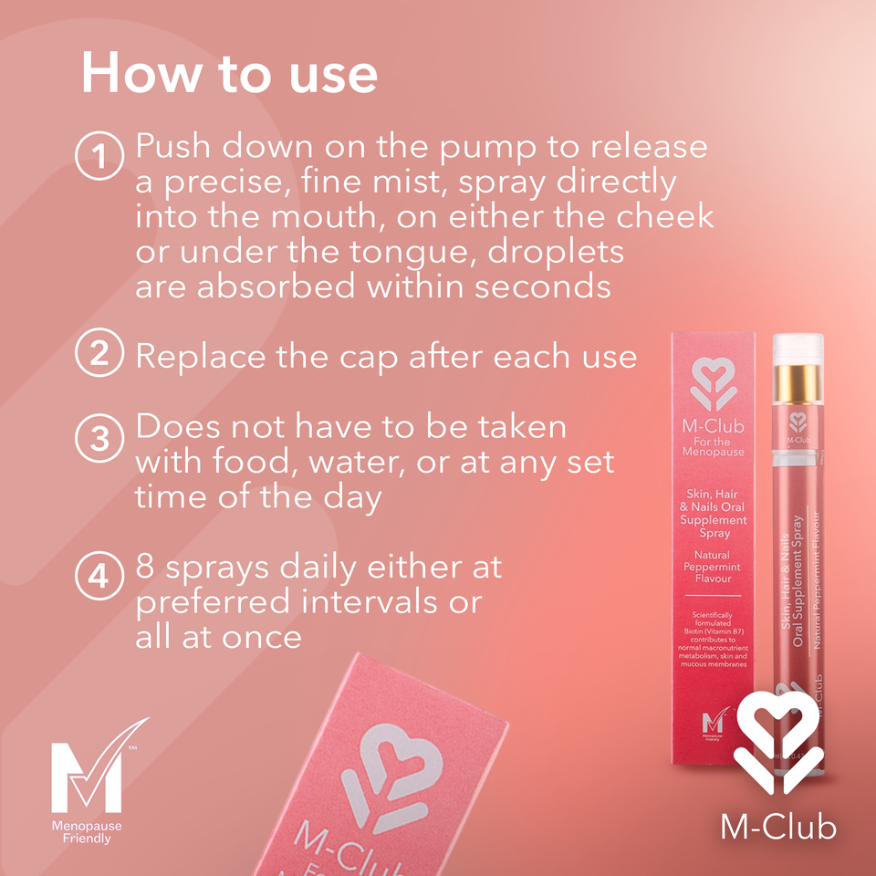 Skin, Hair & Nails Oral Supplement Spray