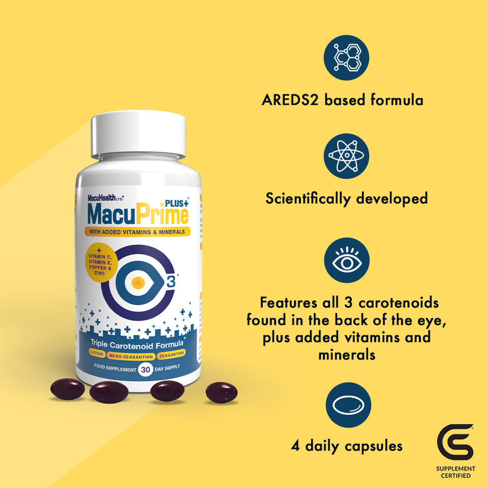MacuPrime PLUS+® Eye Health Supplements