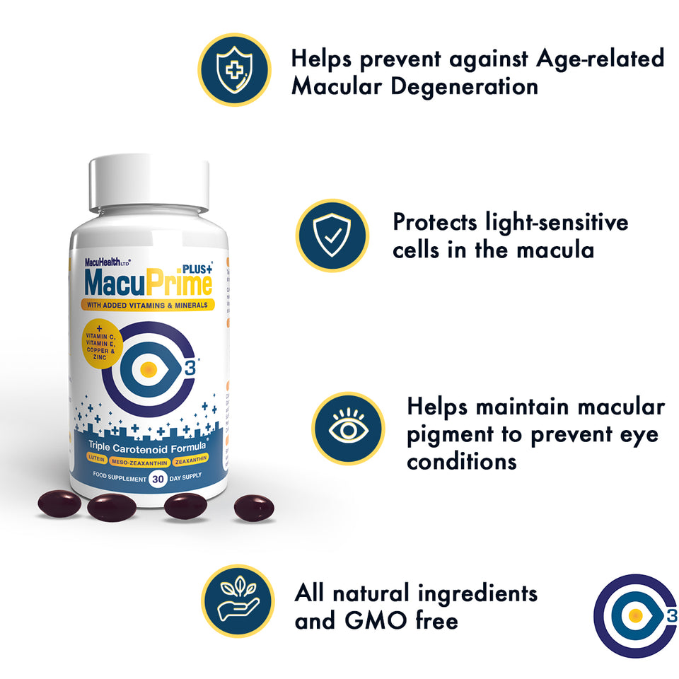 MacuPrime PLUS+® Eye Health Supplements