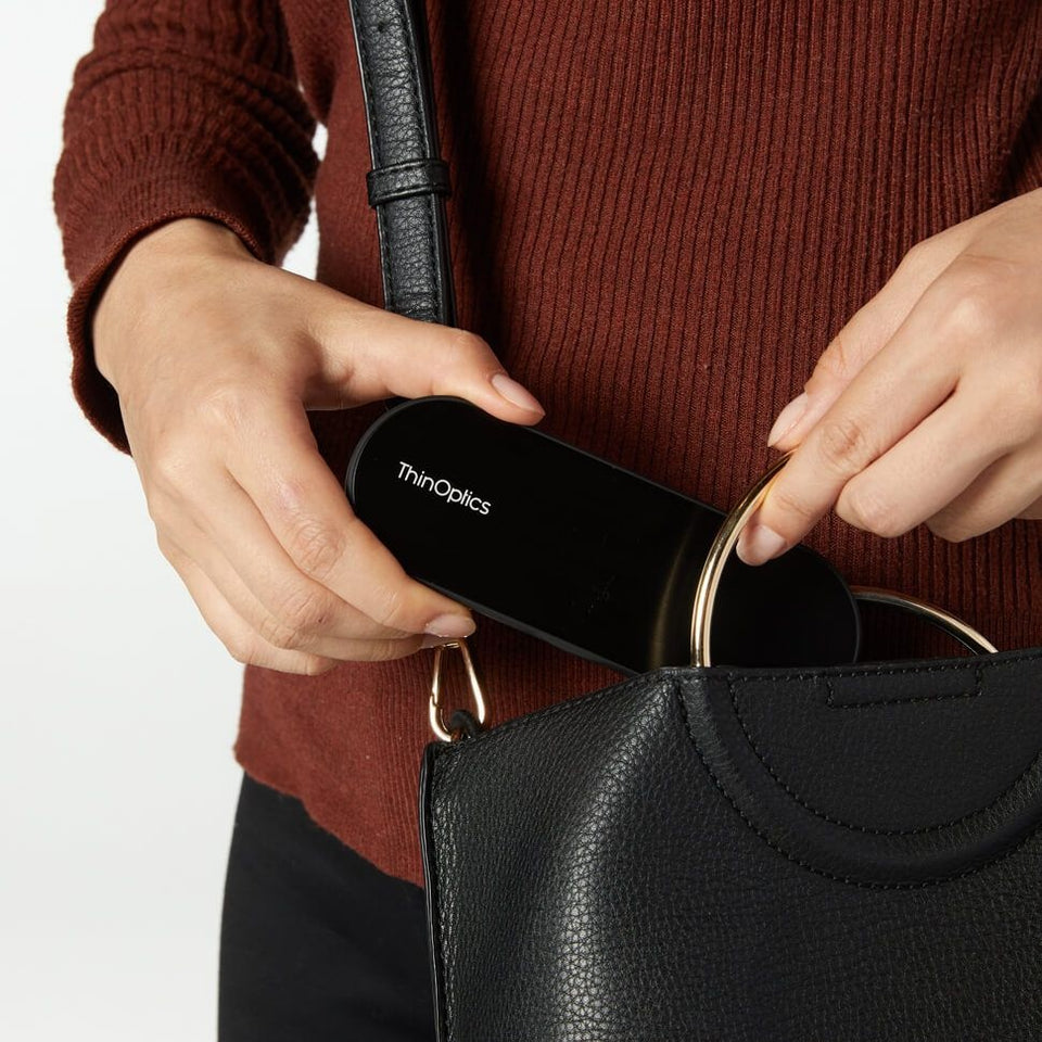 ThinOptics Manhattan Reading Glasses & Milano Case