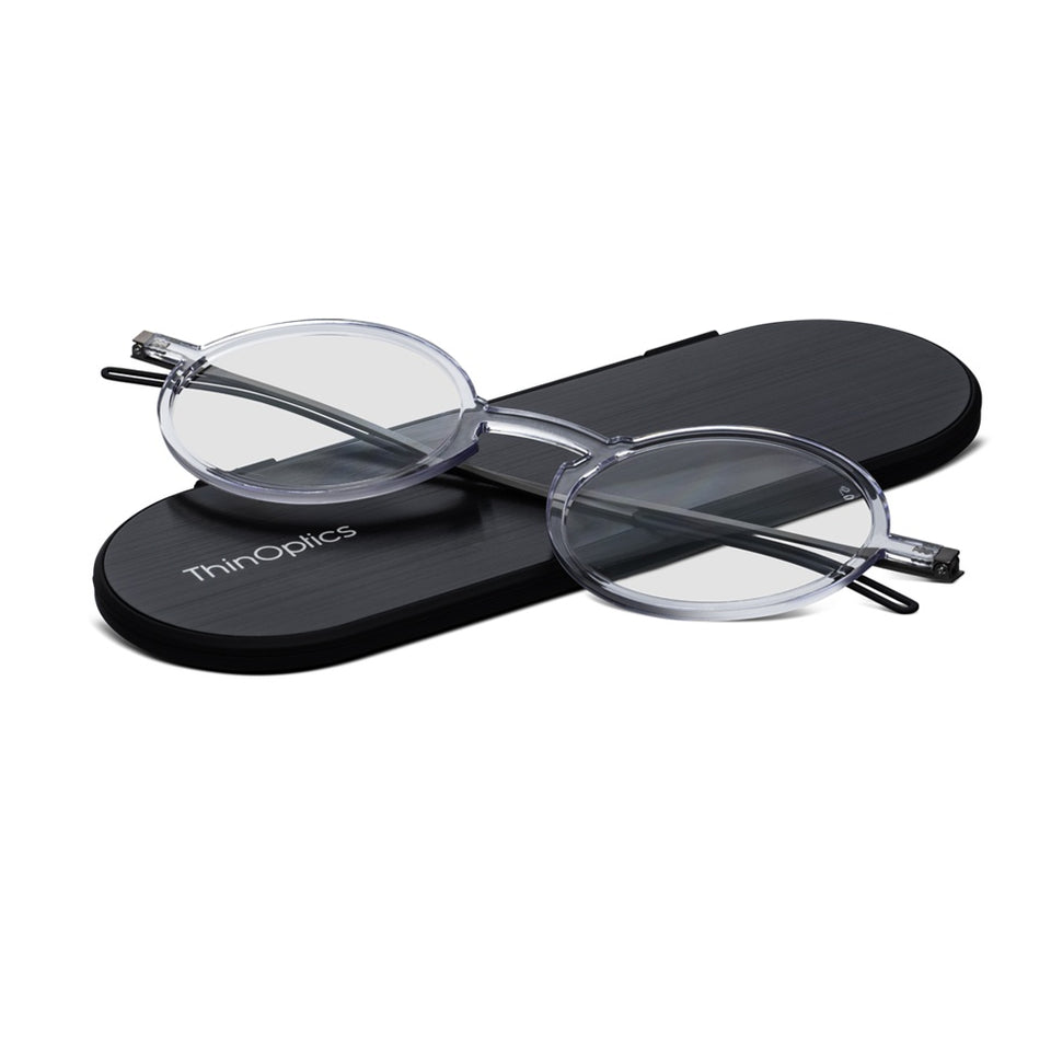 ThinOptics Manhattan Reading Glasses & Milano Case