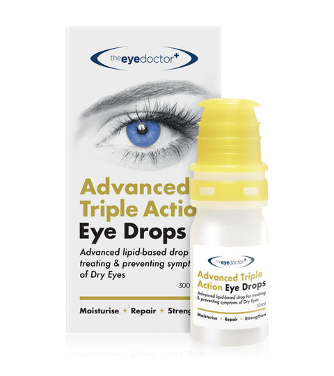 NEW The Eye Doctor Advanced Triple Action Eye Drops is ready to set a new standard in addressing the underlying causes of dry eye and providing effective, lasting treatment.