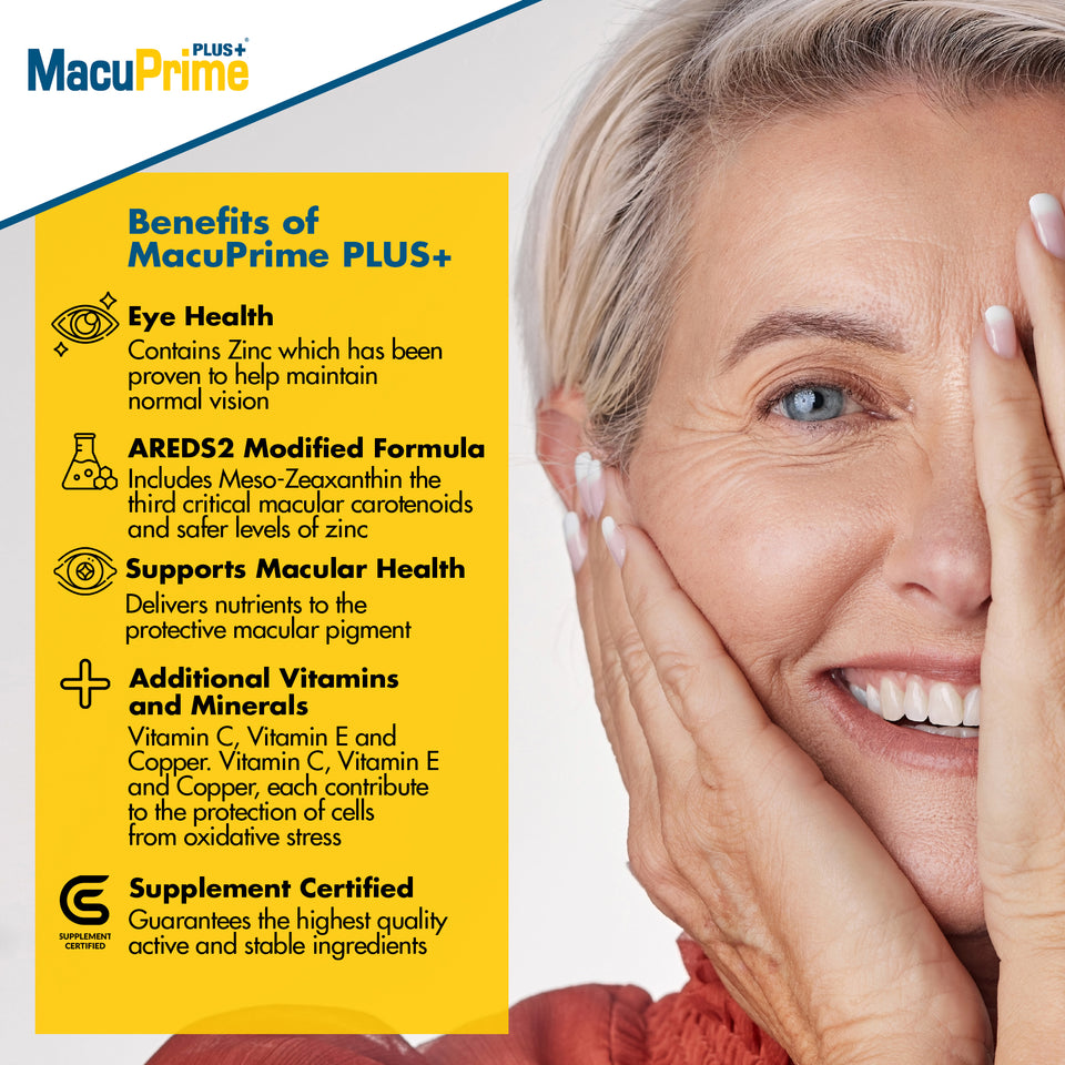 MacuPrime PLUS+® Eye Health Supplements