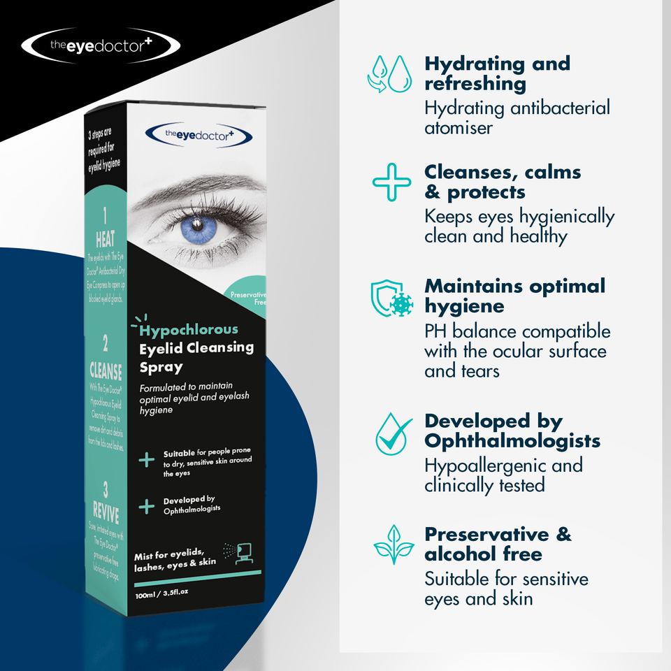 The Eye Doctor Hypochlorous Eyelid Cleansing Spray