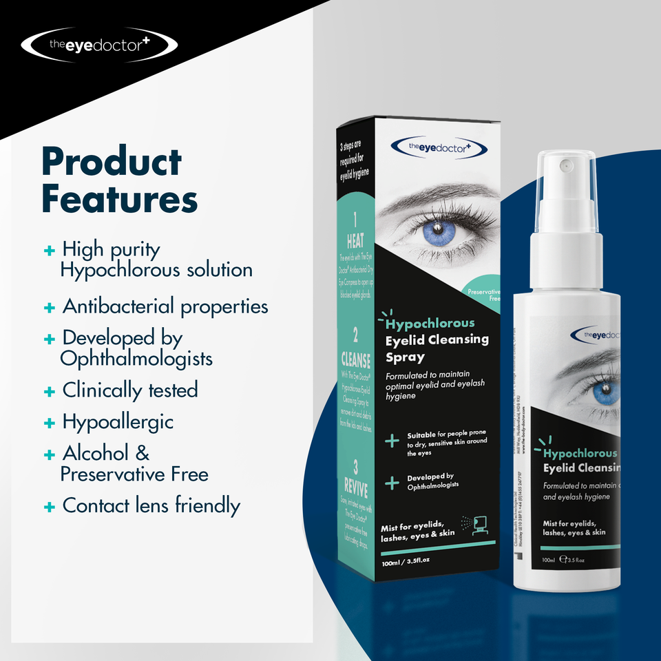 The Eye Doctor Hypochlorous Eyelid Cleansing Spray