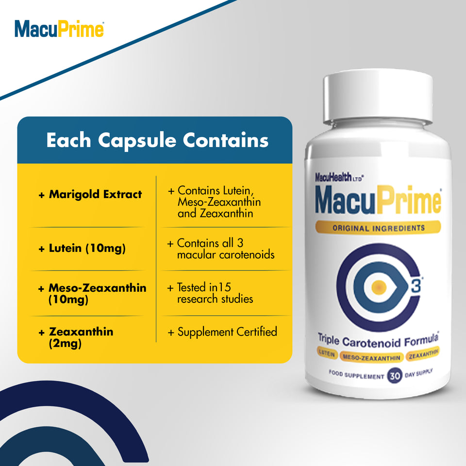 MacuPrime® Supplements 90 Days (Subscription)