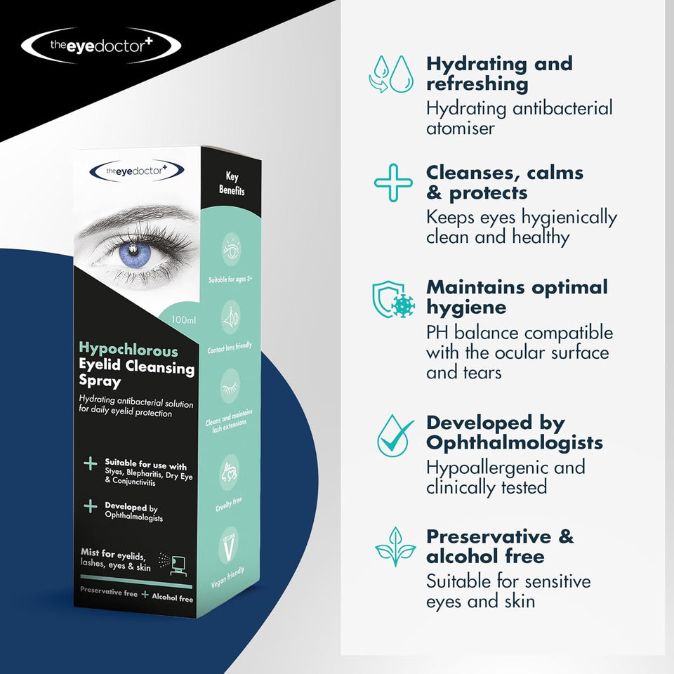 The Eye Doctor Hypochlorous Eyelid Cleansing Spray