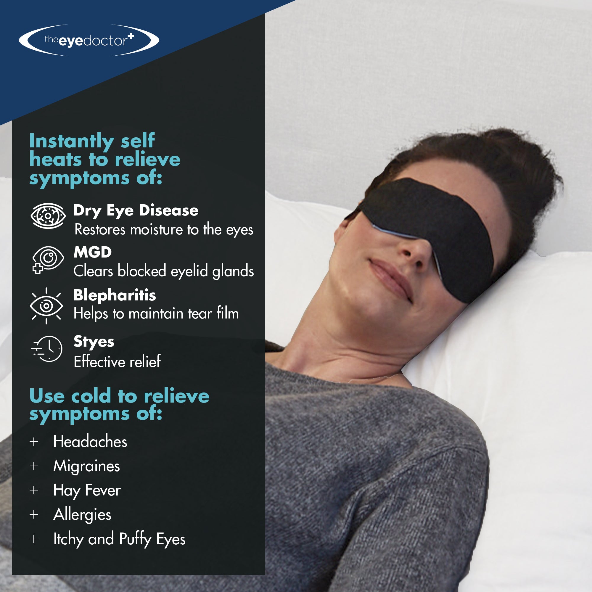 The Eye Doctor Hot & Cold Eye Compress For Eye Conditions