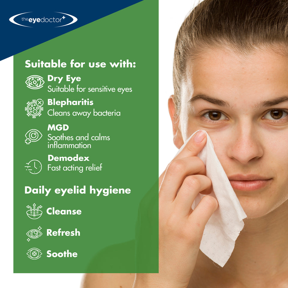 The Eye Doctor Tea Tree Oil Eyelid Wipes