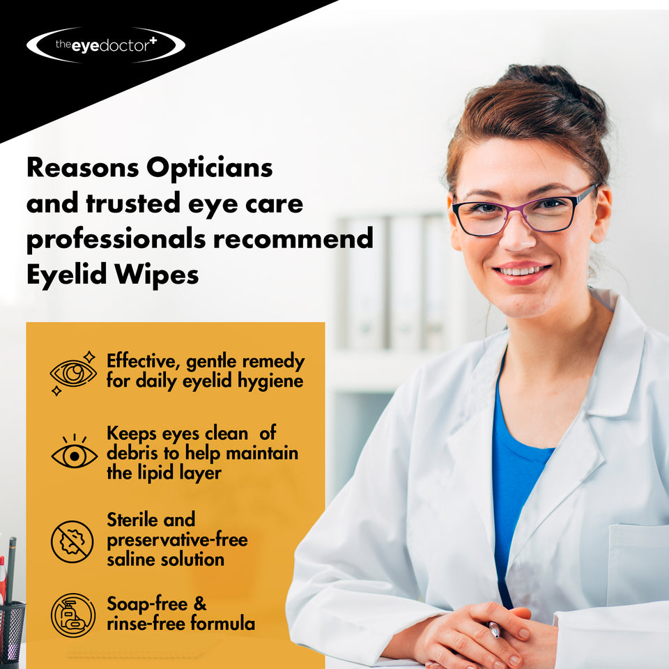 The Eye Doctor Biodegradable Eyelid Wipes