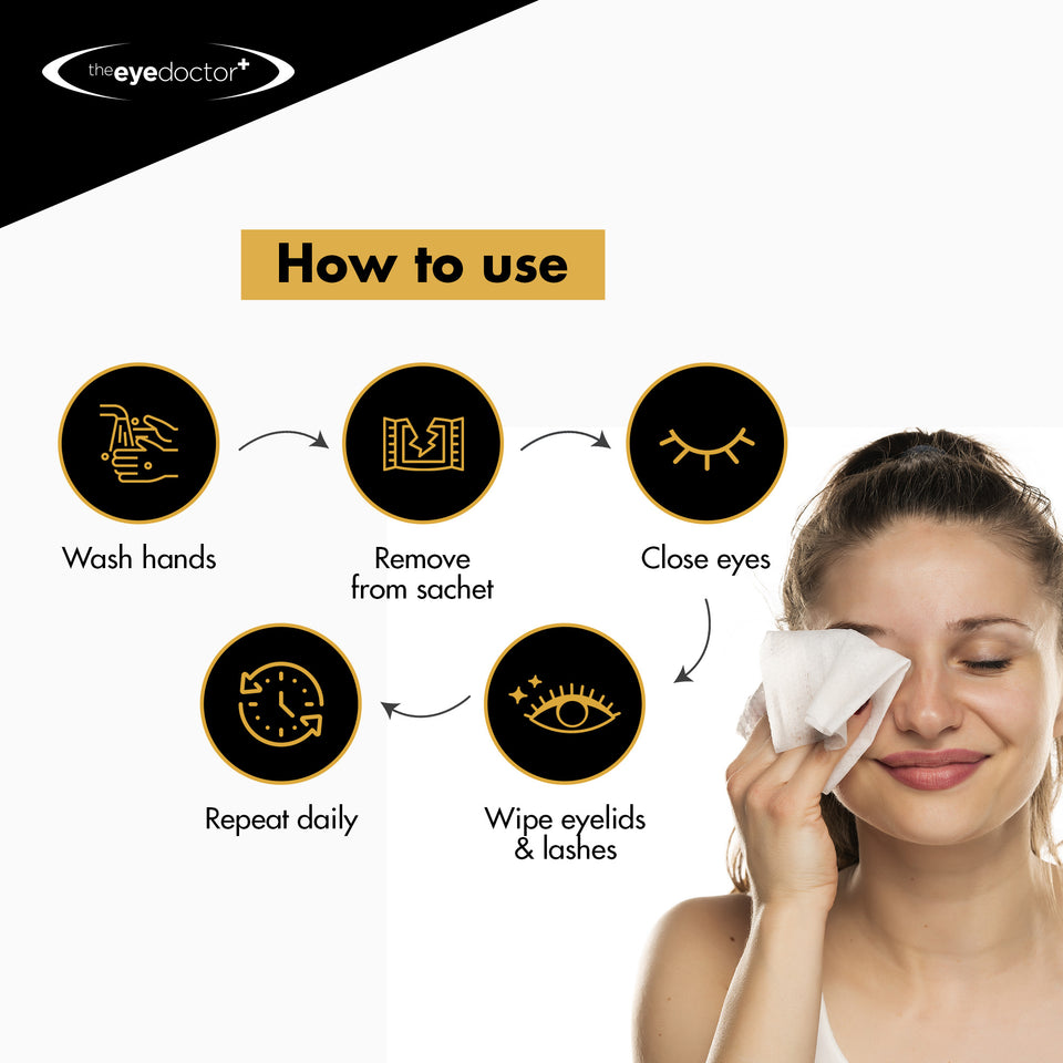 The Eye Doctor Biodegradable Eyelid Wipes