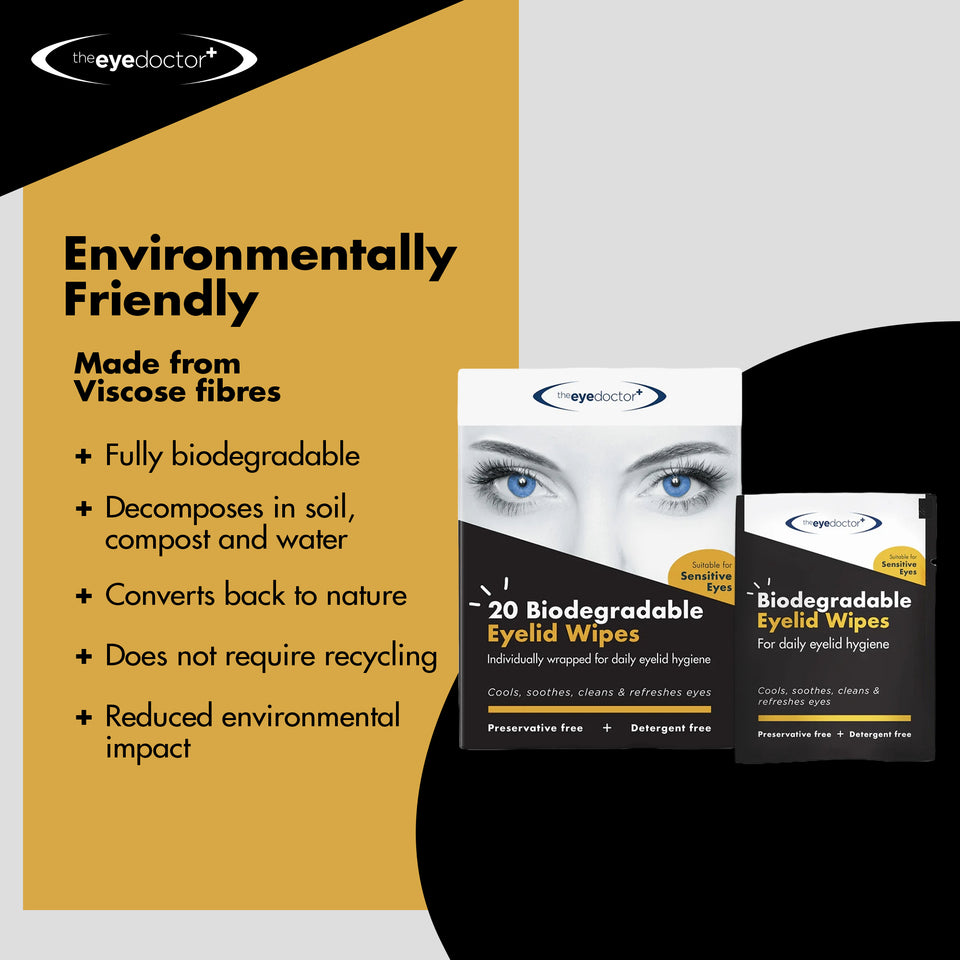 The Eye Doctor Biodegradable Eyelid Wipes