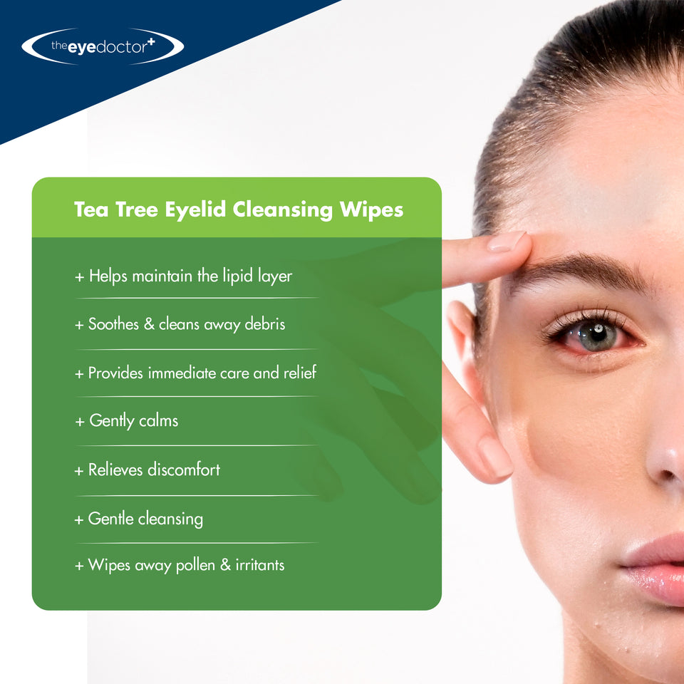 The Eye Doctor Tea Tree Oil Eyelid Wipes