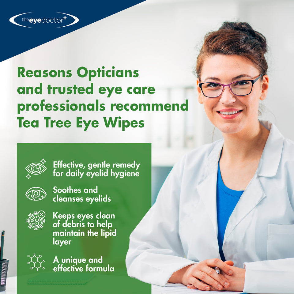 The Eye Doctor Tea Tree Oil Eyelid Wipes