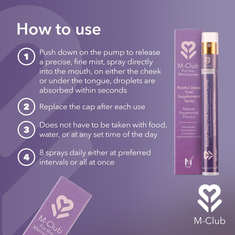 Restful Sleep Oral Supplement Spray