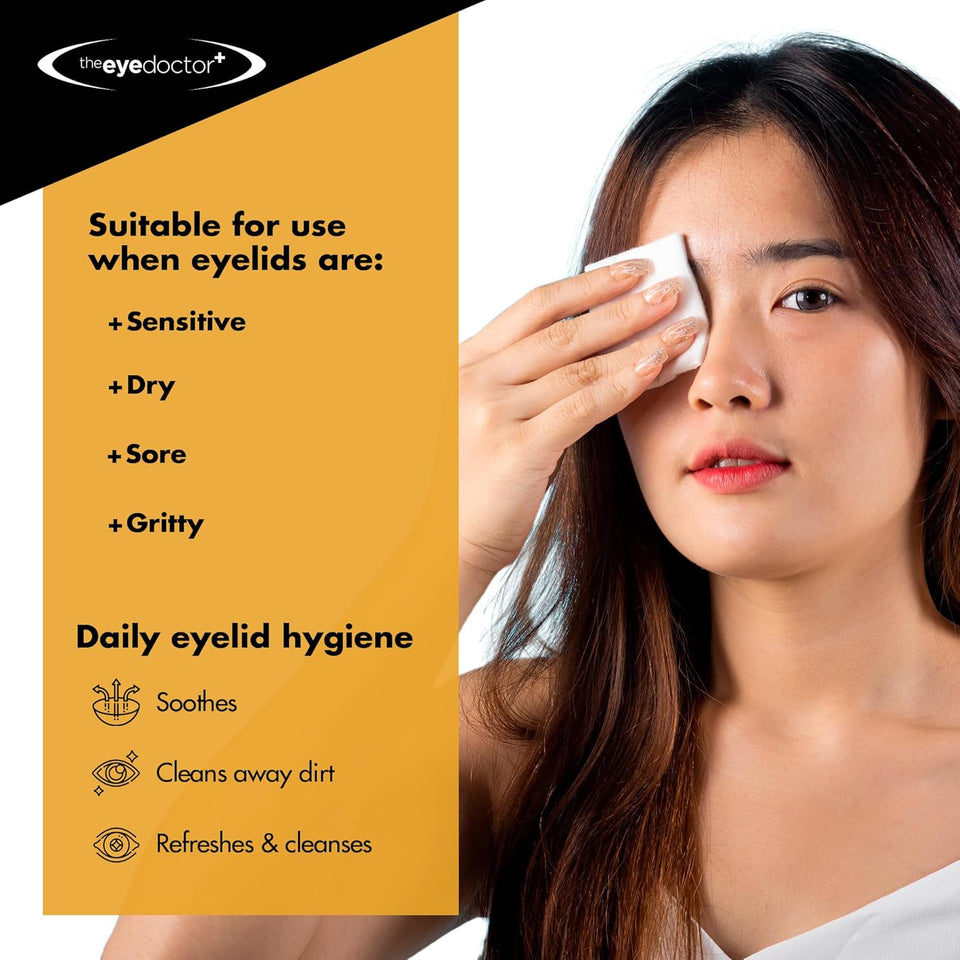The Eye Doctor Biodegradable Eyelid Wipes