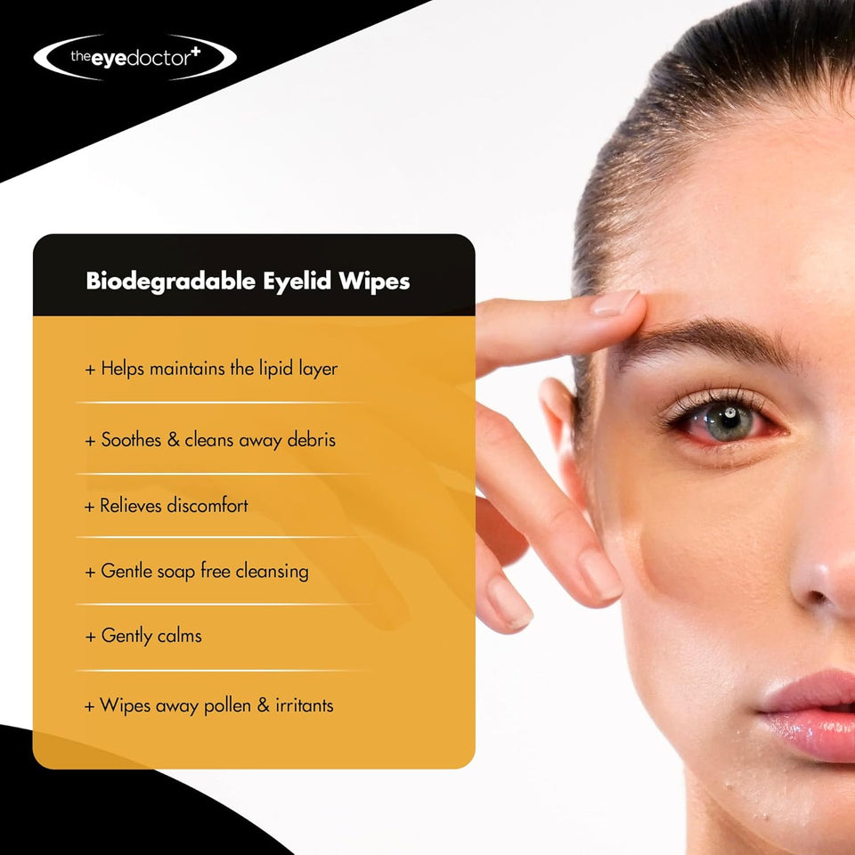 The Eye Doctor Biodegradable Eyelid Wipes