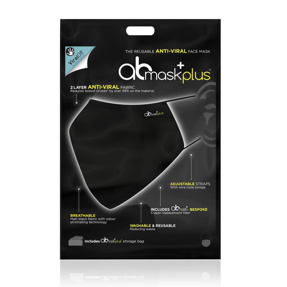 The AB Mask Plus | Antiviral Face Mask Protection